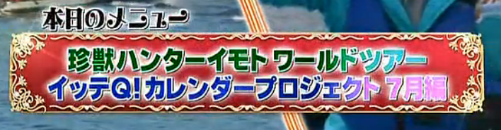 イッテq ザトウクジラ 金子 感想 テレビつっこみ